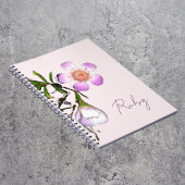 Delicate Wax Flower Bloom Notitieboek