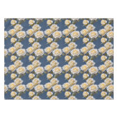 Delicate White And Pale Yellow Roses  Tafelkleed (Voorkant (Horizontaal))