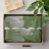 Delicate White Bleeding Heart Tissuepapier (Geschenk)