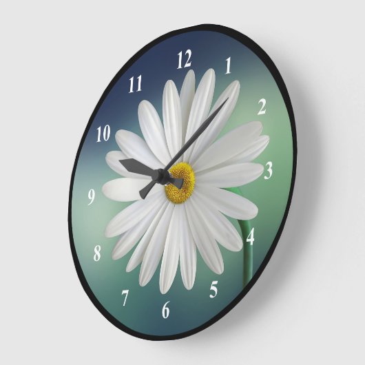 Delicate White Daisy Grote Klok (Hoek)