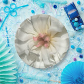 Delicate White en Pink Peony Papieren Bordje (Feest)