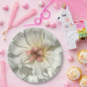 Delicate White en Pink Peony Papieren Bordje (Feest)