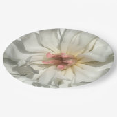 Delicate White en Pink Peony Papieren Bordje (Gekanteld)