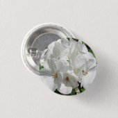 Delicate White Geranium Flower foto Ronde Button 3,2 Cm (Voorkant /achterkant)