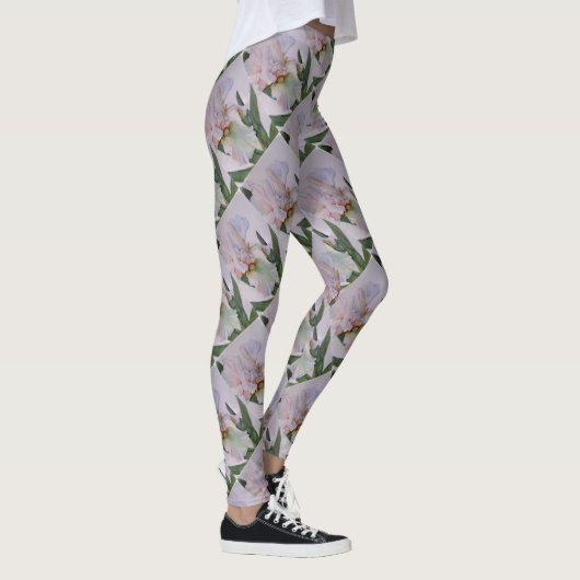 DELICATE WHITE IRIS | LEGGINGS (Rechts)