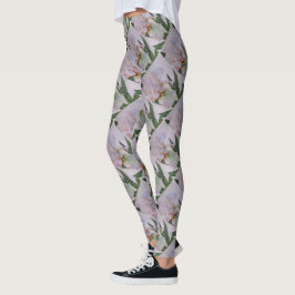 DELICATE WHITE IRIS | LEGGINGS
