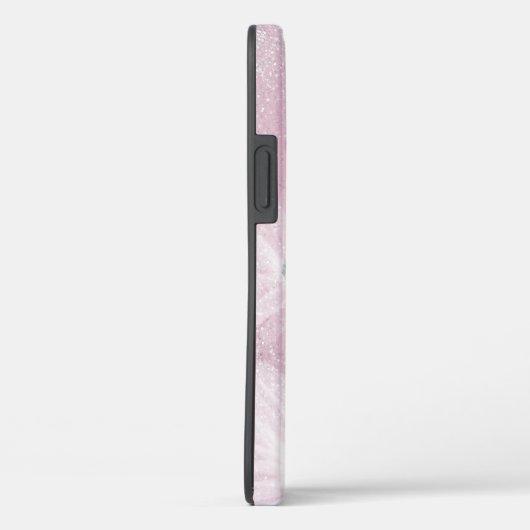 Delicate White Ribbon Flowers Monogram Case-Mate iPhone Case (Achterkant / Rechts)
