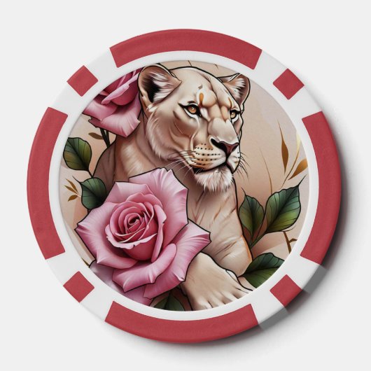 "Delicate Wild Heart" Poker Chips (Achterkant)