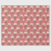 Delicate wilde bloemen cadeaupapier (Vlak)