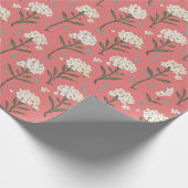 Delicate wilde bloemen cadeaupapier (Hoek)