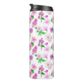 Delicate wilde bloemen in het wit. Custom. Thermosbeker (Geroteerd rechts)