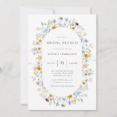 Delicate Wilde Lijst Vrijgezellenfeest Kaart (Voorkant)