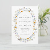 Delicate Wilde Lijst Vrijgezellenfeest Kaart (Staand voorkant)