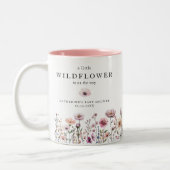 Delicate Wildflower Baby shower Mok – Dusty Pink W (Links)