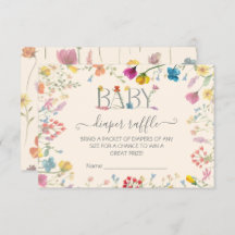 Delicate Wildflower bloementuin Luier Raffle