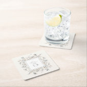 Delicate Wildflower Border Bedankt ID1102 Kartonnen Onderzetters (Insitu)