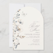 Delicate Wildflower Butterfly Vrijgezellenfeest ID Kaart (Voorkant)