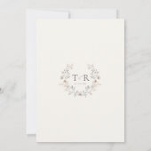 Delicate Wildflower Huwelijk Ivoor Wit ID1102 (Achterkant)