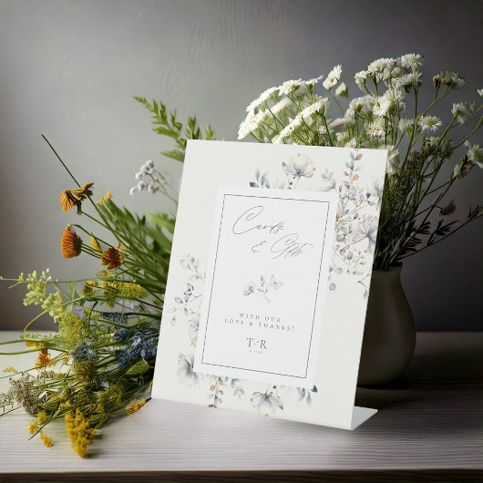 Delicate Wildflower Kaarten & Geschenken ID1102 Reclamebord Met Voetstuk