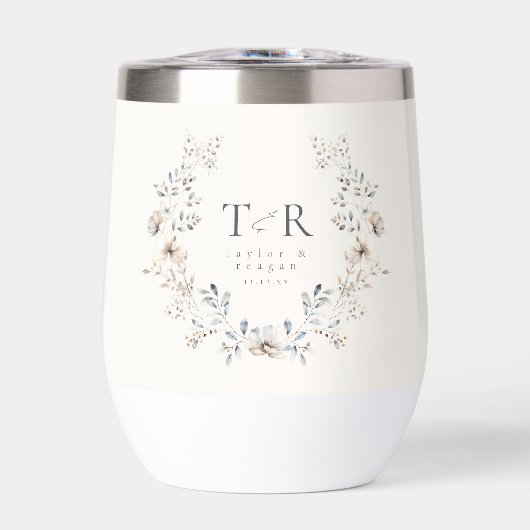 Delicate Wildflower Krans Huwelijk ID1102 (Voorkant)