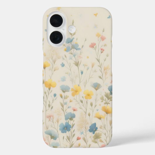 Delicate Wildflower Meadow Art Case-Mate iPhone Case (Achterkant)