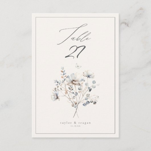 Delicate Wildflower Tafelnummer ID1102 (Voorkant)