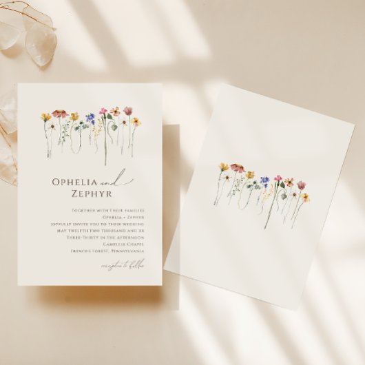 Delicate Wildflower | Uitnodiging voor weddenschap