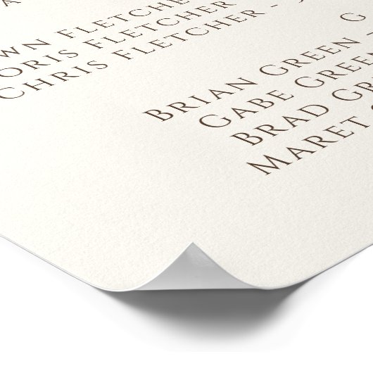 Delicate Wildflower vindt u uw zitschema Poster (Hoek)