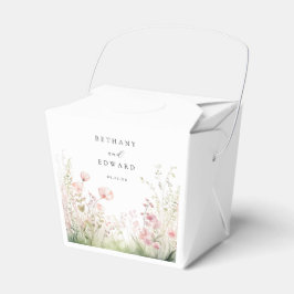 Delicate Wildflower Wedding Favoriete Boxen Bedankdoosjes