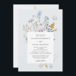 Delicate Wildflower Wedding Invitation Kaart<br><div class="desc">Delicate Wildflower Wedding Invitation Dit is elegantie en zachtheid geweven samen.</div>