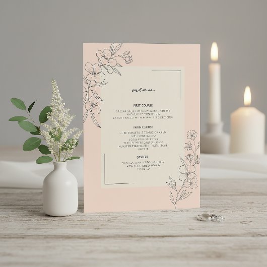 Delicate Wildflower Wedding Ivory White ID1102