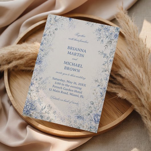 Delicate Winterbloemen in Harmonie Kaart
