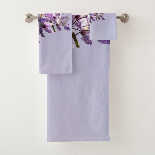 Delicate Wisteria Bad Handdoek (Insitu)