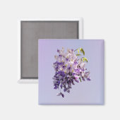 Delicate Wisteria Magneet (Voorkant / Achterkant)