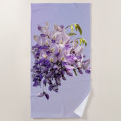 Delicate Wisteria Strandlaken (Voorkant)
