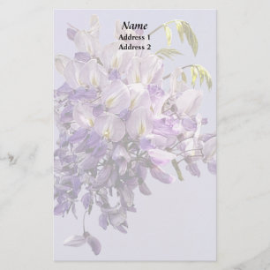Delicate Wisteria Wedding Products Briefpapier