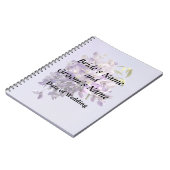 Delicate Wisteria Wedding Products Notitieboek (Linkerzijde)