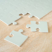 Delicate witte roos bruiloftsproducten legpuzzel (Zijkant)