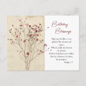 Delicate Woestijn Wilde Bloemen Orthodoxe Verjaard Briefkaart (Voorkant)