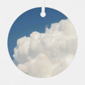delicate wolk metalen ornament (Voorkant)