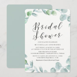 Delicate Wreath | Bruiloftsuitnodiging Kaart
