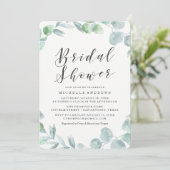 Delicate Wreath | Bruiloftsuitnodiging Kaart (Staand voorkant)