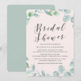 Delicate Wreath | Bruiloftsuitnodiging Kaart
