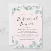 Delicate Wreath | Uitnodiging proefhuwelijksdiner (Voorkant)