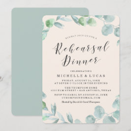 Delicate Wreath | Uitnodiging proefhuwelijksdiner