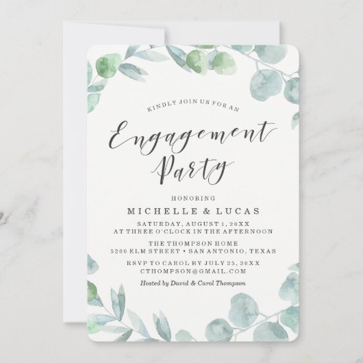 Delicate Wreath | Uitnodiging van de indienende pa (Voorkant)