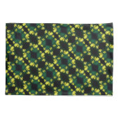 Delicate Yellow Daisy Wildflower Abstract patroon Kussensloop (Achterkant)