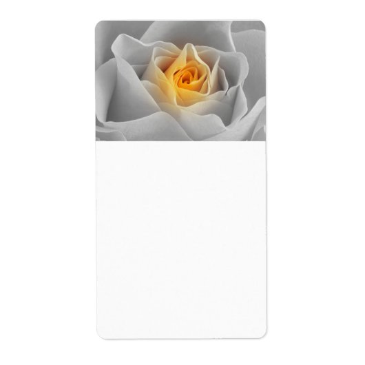 Delicate Yellow Rose Etiket (Voorkant)