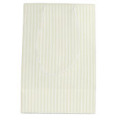 Delicate Yellow Stripes Foto Bloemen Lijst Medium Cadeauzakje (Achterkant)