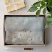 Delicate, zachte elegante madeliefjes decoupage tissuepapier (Geschenk)